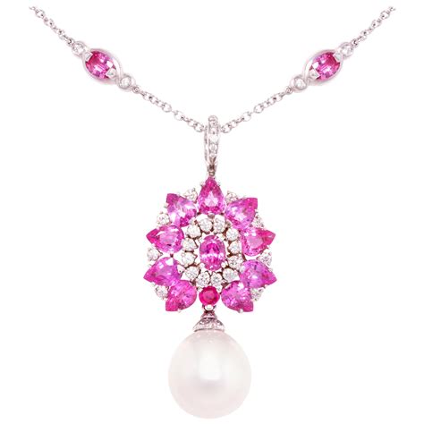 louis vuitton pink sapphire diamond necklace price|Louis Vuitton Pink Sapphire .